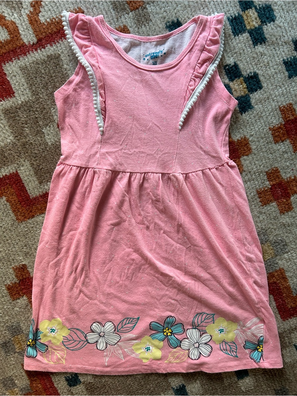 Mixed Girls Dress Lot — Floral, Pink, Gray & Cream Pieces - Picture 10 of 11